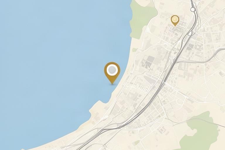 Mapa estático de la ubicación de la fábrica de paneles solares en Alboraia, Valencia
