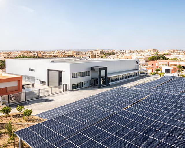 Planta de fabricación de paneles solares fotovoltaicos en Alboraia, Valencia